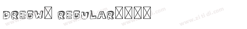 dRegW0 RegulAR字体转换